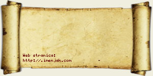 Cane Bzenić vizit kartica